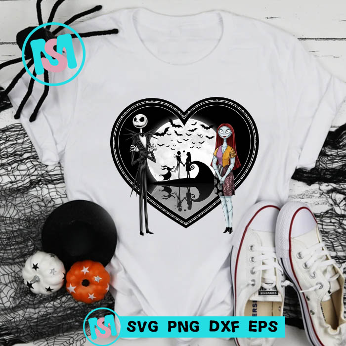 Jack and Sally PNG, Couple PNG, The Nightmare Before Christmas PNG, Jack Skellington Png