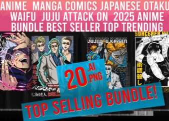 Anime manga comics japanese otaku waifu juju atack on 2025 cartoons bundle best seller top trending