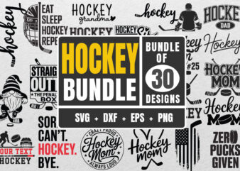 Hockey Svg Bundle, Hockey Svg Png, Svg for Shirts, Svg Team Name