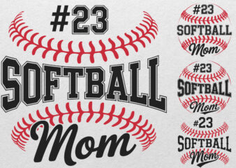 Softball Mom Svg Png: Sports Mom Shirt , Softball team template svg, Softball logo design, Mascot Softball svg, Softball Mom, Softball Dad s
