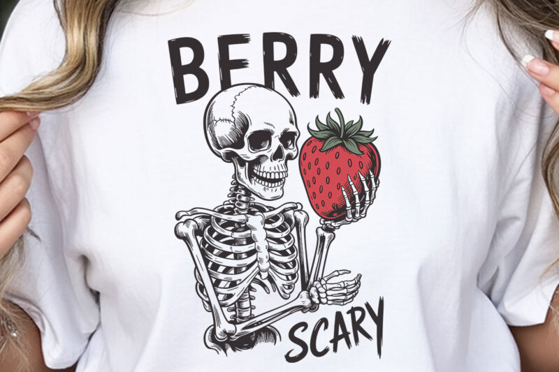 Mystical Halloween Shirt Designs – Lilith Moth, Berry Scary Skeleton, Creepy Cat Humor Tee