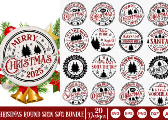 Christmas Door Sign SVG Bundle, Christmas SVG Bundle