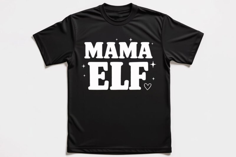 Family Elf Christmas T-shirt Bundle – Daddy, Mama, Papa, Brother, Sister, Grandma, Grandpa, Customizable Name & Holiday Fun Apparel