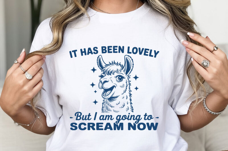 Funny Cat, Duck, and Llama T-Shirt Designs – Humorous Quote T-Shirt for Animal Lovers and Fans