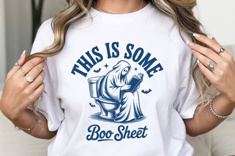 This Is Some Boo Sheet Halloween Shirt, Halloween Ghost on Toilet Tee, I Ghost People Raccoon Trick-or-Treat Shirt,