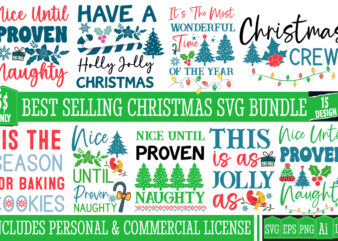 Christmas T-Shirt Design Bundle, Christmas T-Shirt Design, Christmas SVG Bundle, Christmas Vector Bundle
