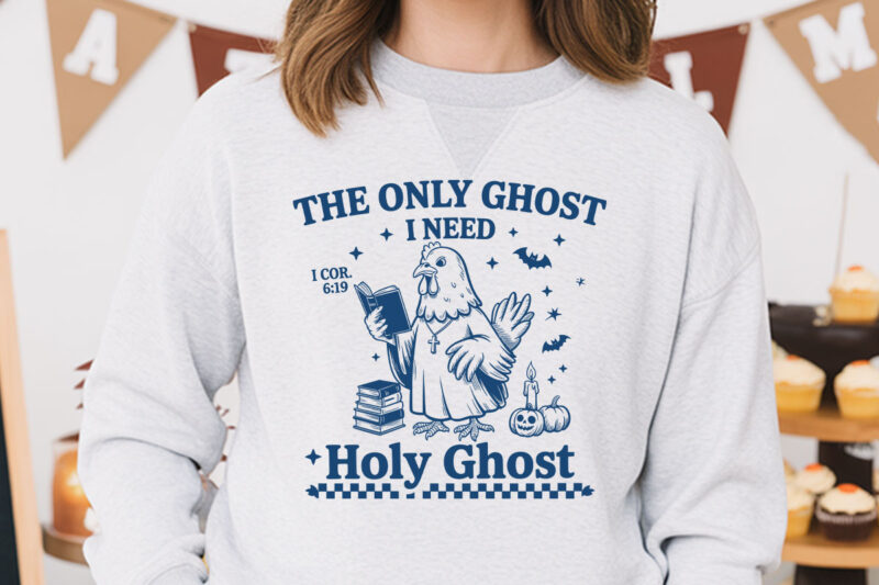 Halloween T-Shirt Designs – Boo’d Coffee Ghost Barista, Holy Ghost, Waiting for Halloween Skeleton