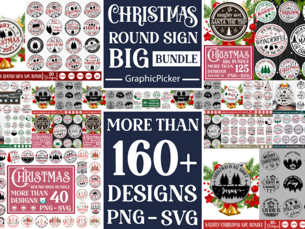 Mega christmas round sign svg bundle, christmas big bundle t shirt designs for sale Mega christmas round sign svg bundle, christmas big bundle t shirt designs for sale