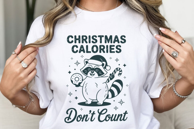 I Put Out for Santa Funny Cat Christmas T-shirt Jesus is the Reason for the Season Raccoon
