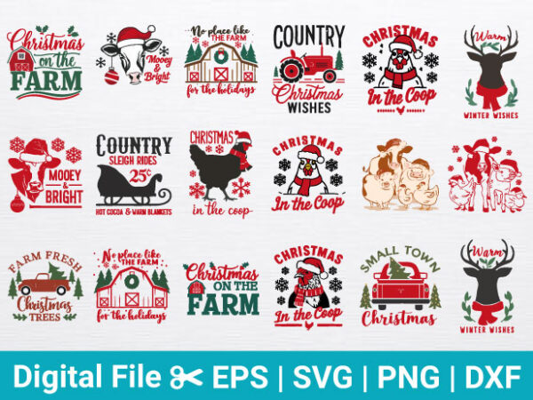 Farm christmas designs – merry christmas on the farm, christmas in the coop, country sleigh rides, winter wishes, farm fresh trees, holiday Farm christmas designs – merry christmas on the farm, christmas in the coop, country sleigh rides, winter wishes, farm fresh trees, holiday
