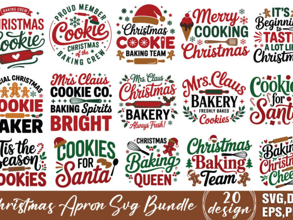 Christmas apron svg bundle t shirt vector file Christmas apron svg bundle t shirt vector file