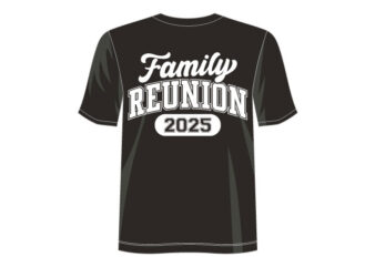 Family Reunion 2025, Family Typography Design