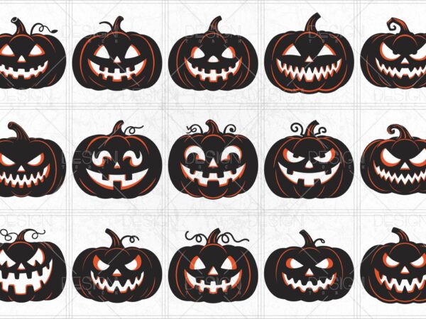 Pumpkin halloween svg png bundle, pumpkin silhouette laser cut svg, pumpkin vector file, thanksgiving svg, spooky season digital download