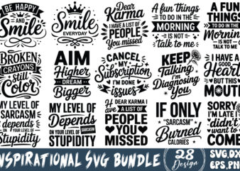 Inspirational svg bundle