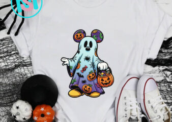 Mickey Boo Halloween Png, Disney PNG, Scary PNG, Trick or Treat Png Digital Download