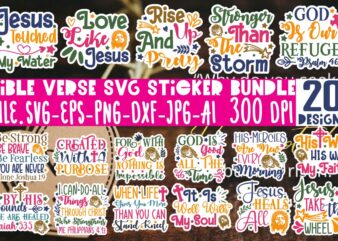 Bible verse quotes svg sticker bundle,bible verse stickers bundle,bible verse bundle ,christian svg bundle, bible verse svg bundle, religiou t shirt template