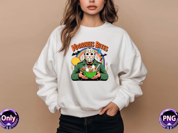 Voorhees bites t shirt vector art Voorhees bites t shirt vector art