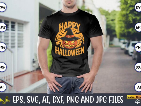 Happy halloween graphic t shirt Happy halloween graphic t shirt
