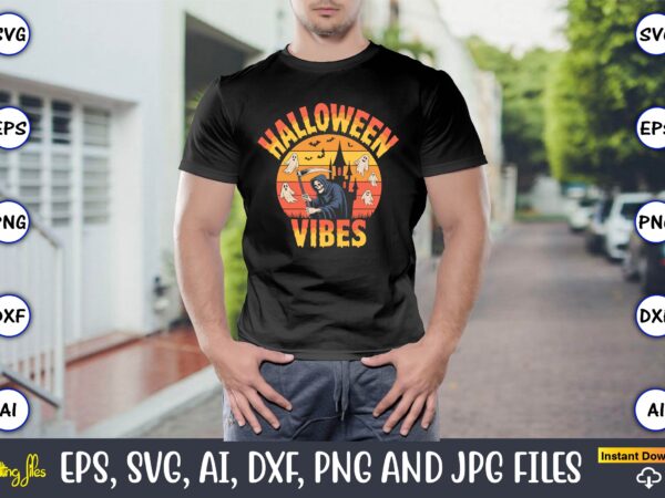 Halloween vibes graphic t shirt Halloween vibes graphic t shirt