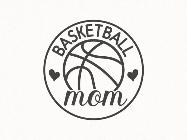 Basketball mom svg, minimalist basketball design, sport mom heart logo, simple line art basketball svg for t shirt print Basketball mom svg, minimalist basketball design, sport mom heart logo, simple line art basketball svg for t shirt print