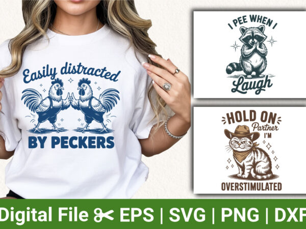 Funny animal quote t‑shirt design bundle retro vintage rooster cat raccoon humor svg png sublimation print Funny animal quote t‑shirt design bundle retro vintage rooster cat raccoon humor svg png sublimation print