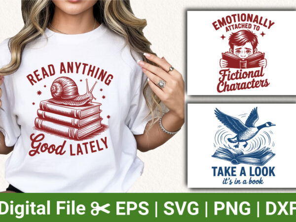 Funny reading quotes bundle book lover illustration reading humor design vector art for t shirt print and sublimation Funny reading quotes bundle book lover illustration reading humor design vector art for t shirt print and sublimation