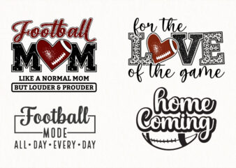 Rugby Mom Homecoming Mode SVG Bundle, Leopard Heart Rugby Quote Designs, Sports Family Sublimation, Rugby Shirt Cricut Cut Files, Digital Do
