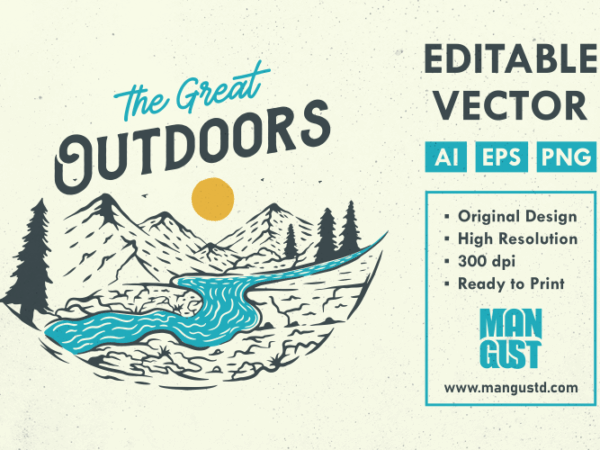 The great outdoors 2 t shirt designs for sale
