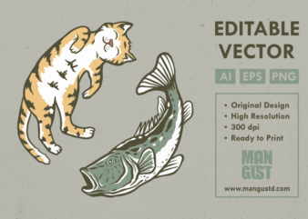 Cat Fish Yin Yang