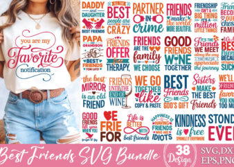 Best Friends T-shirt Bundle Best Friends SVG Bundle