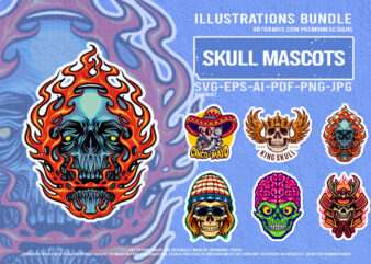 Sugar Skull artwork flame crown sombrero zombie warrior