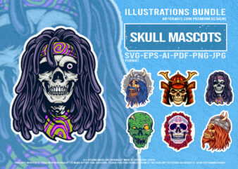 Toxic Nightmares and Sugar Skull Spirits Rising Illustrations
