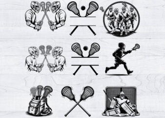Lacrosse svg bundle, lacrosse clipart, lacrosse laser cut