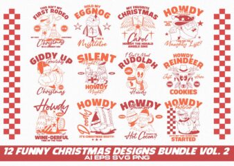 Funny Christmas Designs Bundle Vol. 2
