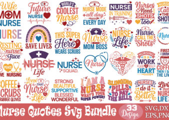 Nurse quotes t-shirt bundle nurse quotes svg bundle
