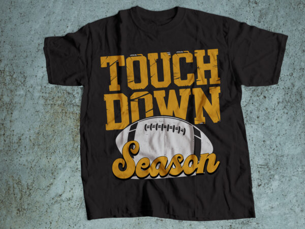 Touch wood season rugby t shirt designs for sale