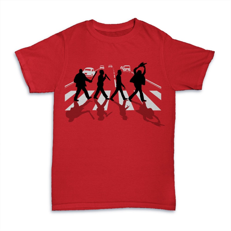 Abbey Road Killer t shirt designs for printful