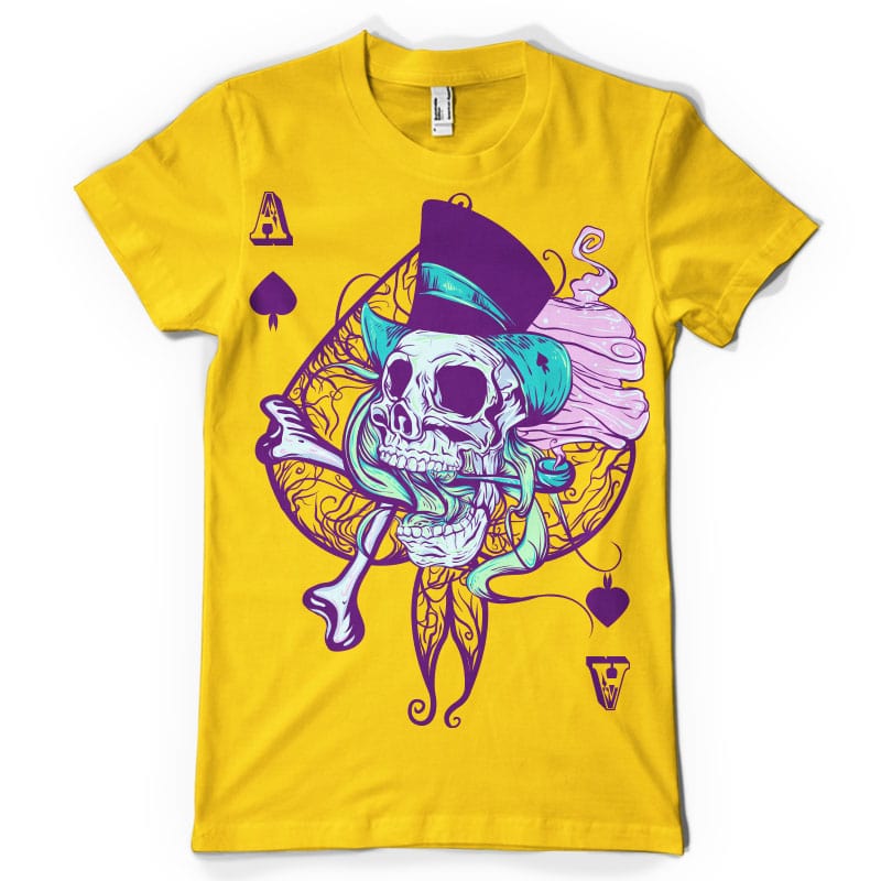 Ace of spades tshirt design for merch by amazon