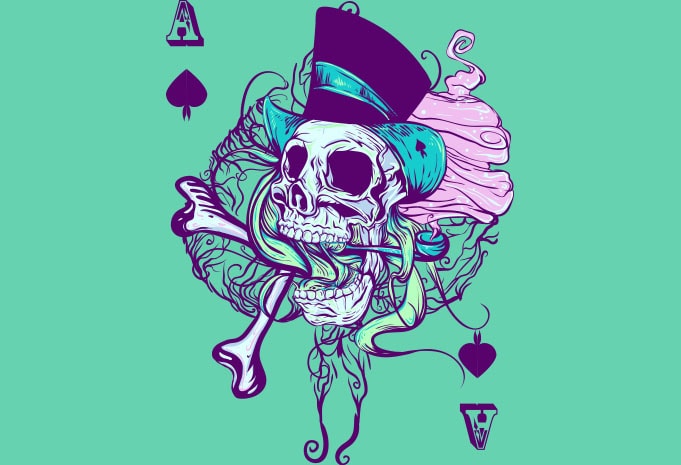 Ace of spades tshirt design for merch by amazon