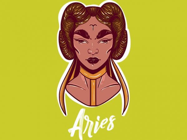 Aries t shirt vector Aries t shirt vector