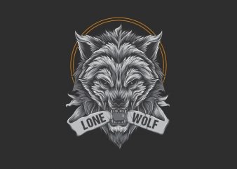 Lone Wolf T-Shirt Design