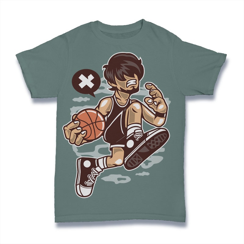 Basketball Player tshirt design for sale