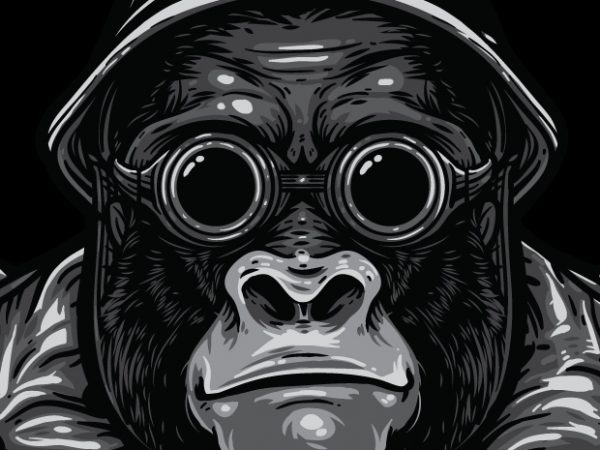 Big bro – gorilla bikers vector t-shirt design for commercial use