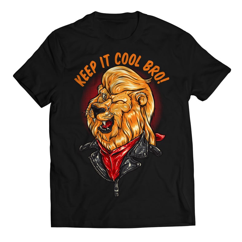 Cool Lion – Biker tshirt-factory.com