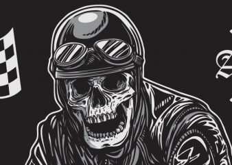 Biker X vector t shirt design artwork