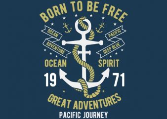 Born To Be Free tshirt design