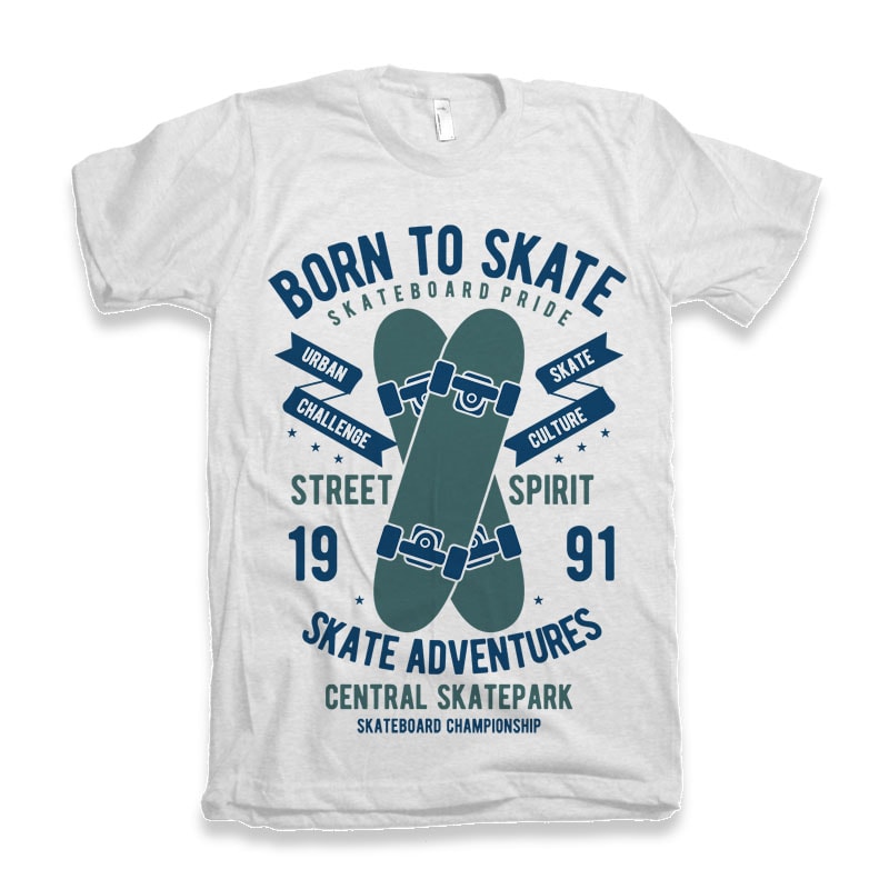 Born To Skate tshirt design buy tshirt design