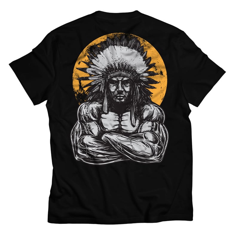 snave Intermediate guld Gym Chief – Indian – Body Building print ready shirt design - Buy t-shirt  designs