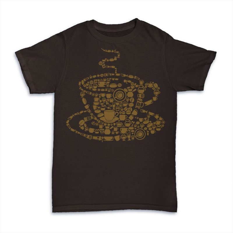 Coffee buy tshirt design