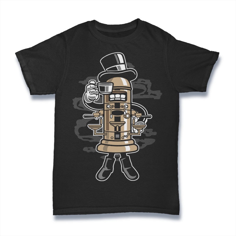 Coffeemaker tshirt design for sale